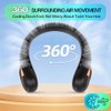 KIDEE Bladeless Neck Fan - Portable Hands-Free Cooling Device