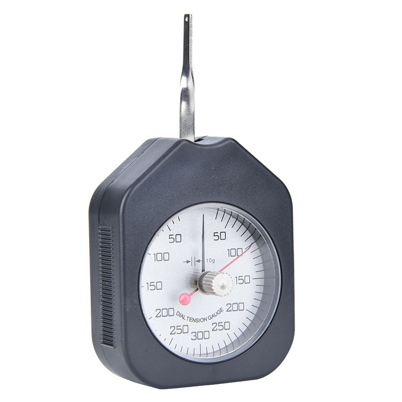 Plastic Pointer Type Double Needles Tension Meter Analog Dial Gauge