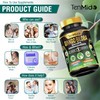 Tenmido Ginkgo Biloba Supplements - 6in1 with Bacopa, Ashwagandha, Turmeric,