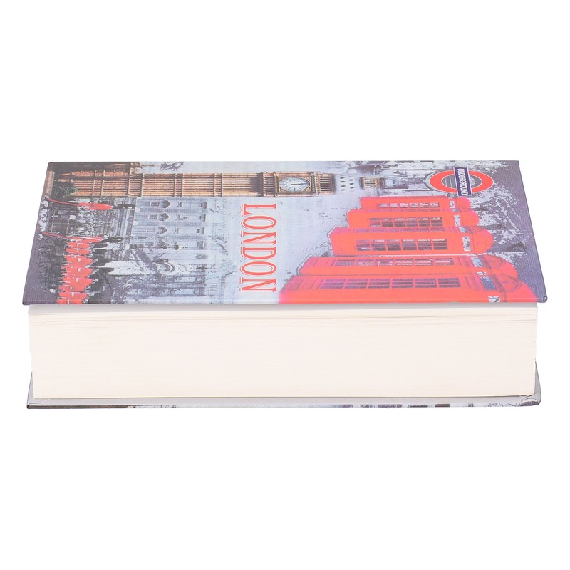 Simulation Book Security Locking Box Cash Coin Money Storage Safe