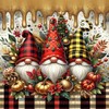 Christmas Gnome Diamond Art Painting Kits for Adults,5d Full Drill