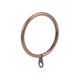 sourcingmap Curtain Rings Metal 45mm Inner Dia Drapery Ring for Curtain Rods Copper 14 Pcs