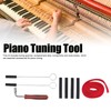 Piano Tuning Tool Temperament Strip Tuner Spanner Silicone Forks Mute