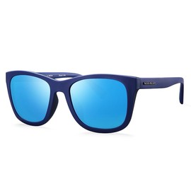 MOLSTARetro Rewind Polarized Sunglasses for Men UV Protection Classic Sun Glasses Square Shades for Driving Fishing (blue, 54mm)
