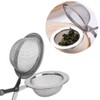 ANCLLO 4 Pack Snap Ball Tea Strainer with Handle for