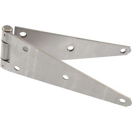 Hardware Essentials 851828 Heavy Duty Strap Hinges Stainless Steel 6"