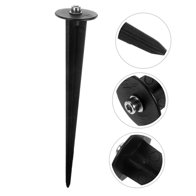 Totority 4Pcs Ground Stakes for Outdoor Lights Durable Replacement Stakes
