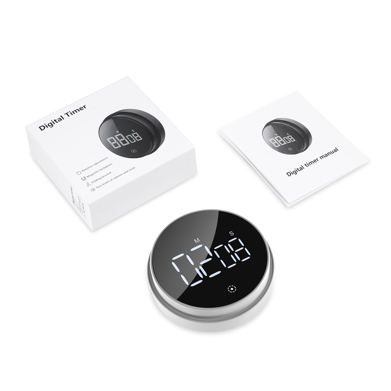 Ankilo Kitchen Timer Digital, Magnetic Kitchen Timer, Egg Timer, Short