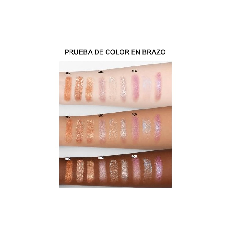 Erinde Sombra de Ojos en Crema y Sombra de Ojos