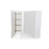 DIN A5 Folder 4 Mechanism PVC White 80 mm Spine