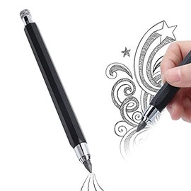 Lápiz Automático, Lápiz Automático de Acero Inoxidable, Tamaño de Recarga de 5,6 Mm, Lápiz Mecánico para Dibujar, Pintar, Graffiti