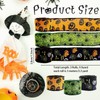 3 Rolls Halloween Ribbons Bat Spider Web Printed Ribbon Wired