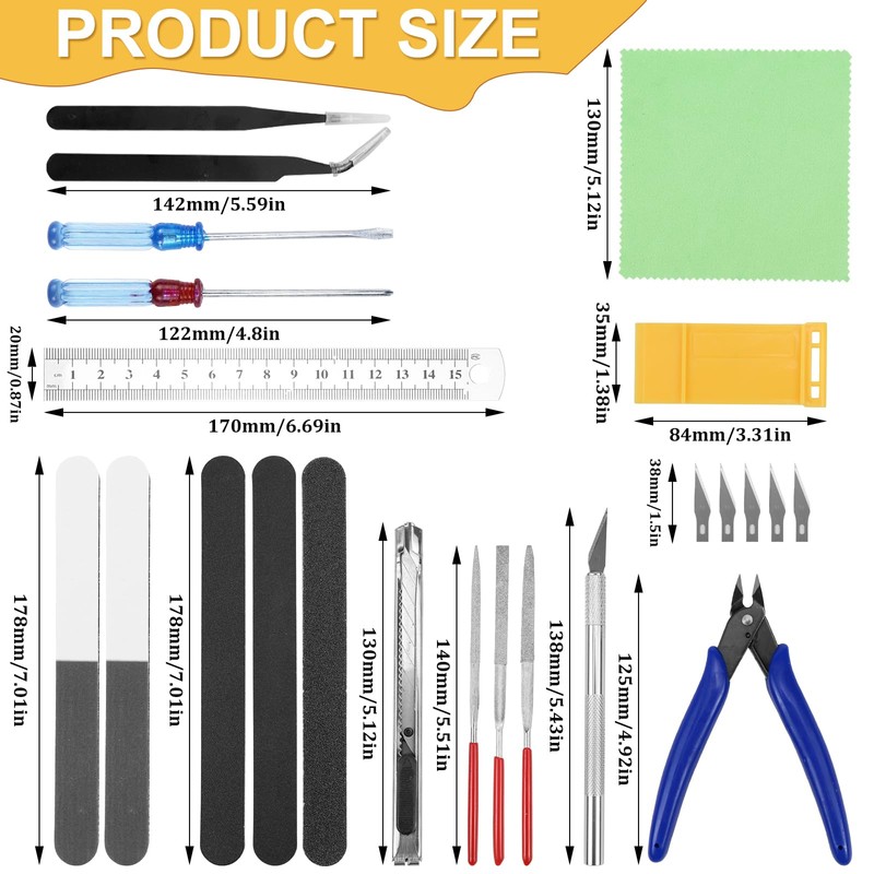 TYBYBB Model Making Tool Set, DIY Craft Tool Set, Compatible
