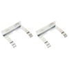 2PCs Car Rear License Lamp Clip 55077370AB Replacement for DODGE