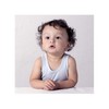 bambini Baby White Rib Knit Sleeveless Tank Top Shirt 6-Pack