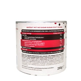 NO SUGAR SUGAR Schokodrops Zartbitter Schokolade mit 60% Kakao Anteil (3x250g) Hergestellt ohne Zuckerzusatz, gesüßt mit Erythrit und Stevia