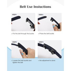 WELROG Children's Nylon Belt for Boys - Elastic Belt for School Uniform Boys Fabric Belt for Golf Softball, navy blue