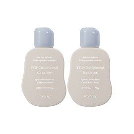 Skin Care Hwajulmuk Cooling From Rie Vegan EGF Cica Inorganic Sunscreen Easy Wash Sunscreen Non-irritating Mild Sunscreen Non-Comedo - (7240046), 2 Pieces, 60g / 피부관리 화잘먹 쿨링프롬리에 비건 EGF 시카 무기자차 선크림 이지워시 자외선차단제 무자극 순한 썬크림 논코메도 - (7240046), 2개, 60g