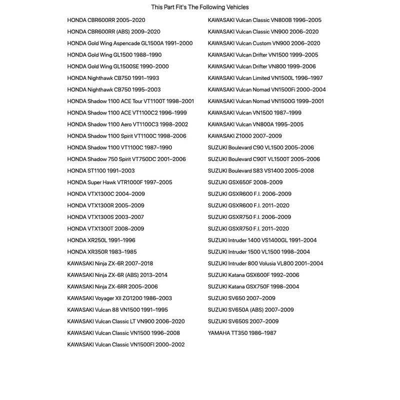 K & L Fork Seals for Kawasaki Vulcan VN800A 1995-2005