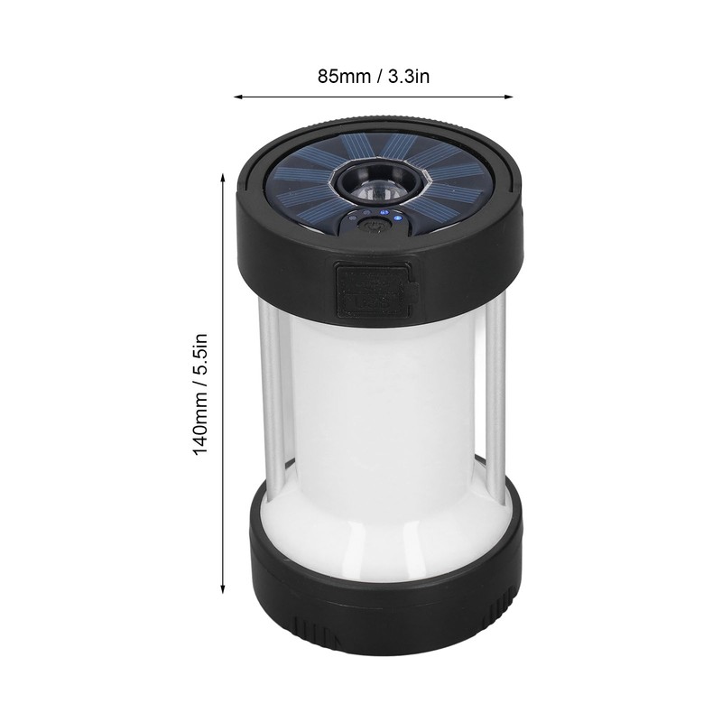 LED Camping Lantern USB Rechargeable Camping Light with 2 Light