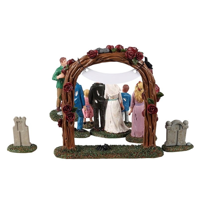 Lemax Zombie Wedding Party, Set of 9#23587