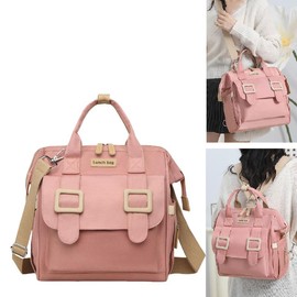 Lunch Backpack For Women Men, Cooler Backpack Insulated Lunch Bag For Women With Side Pockets Waterproof,Meal Prep Backpack,Adult Backpack Cooler For Lunch Picnic Hiking Camping Beach Insulated Tactical - Color: pink