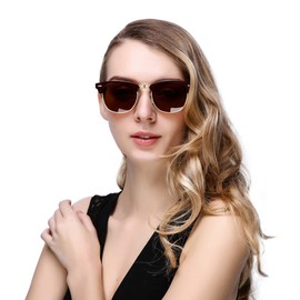 KANASTAL Sunglasses for Men Women Polarized Sunglasses Mens Shades UV400 Protection Retro Sun Glasses Classic Frame Eyewear for Driving Fishing Party