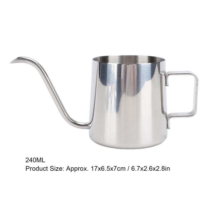 Stainless Steel Gooseneck Kettle, 304 Pour Over Coffee Pot Camping
