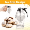 CLEVLI Honey Dispenser – No Drip Glass with Stand –