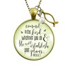 Jesus Fish Necklace Commit to the Lord Proverbs Jewelry Ichthys