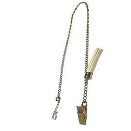 Zipper Genie with Suede Tassel Zipper Puller to Zip up Dresses and Boots (White)