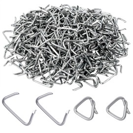 Yalofey 470Pcs Hog Rings, 3/4" Galvanized Hog Rings Upholstery, Hog Ring kit, Hog Ring for Furniture Upholstery, Auto Upholstery, Animal Pet Cages, Sausage Casings, Fencing