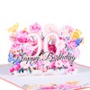 3D Birthday Card for 90th Birthday, Pop Up Card for