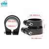 morytrade Seat Clamp Double Type Seat Post Clamp Bicycle Road