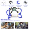 Benches Vise Table Clamp with Flexible Arm Aluminum Alloy Clamp