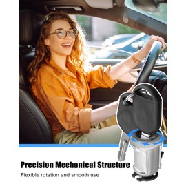 TIKSCIENCE Ignition Switch Lock Cylinder Fit for Ford F-150 F-250/F-350 Explorer Expedition Mustang Fusion Replace 924-717 4L3Z11582BB C-42-197, Ignition Lock Cylinder with 2pcs Transponder Chip Keys