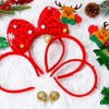 MGparty 16 pcs Christmas Headbands Christmas Parties Favors Decoration Supplies