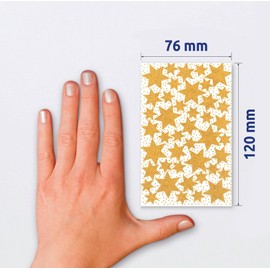 Avery Zweckform 52225 86 Sticker Christmas Stars Wall Stickers