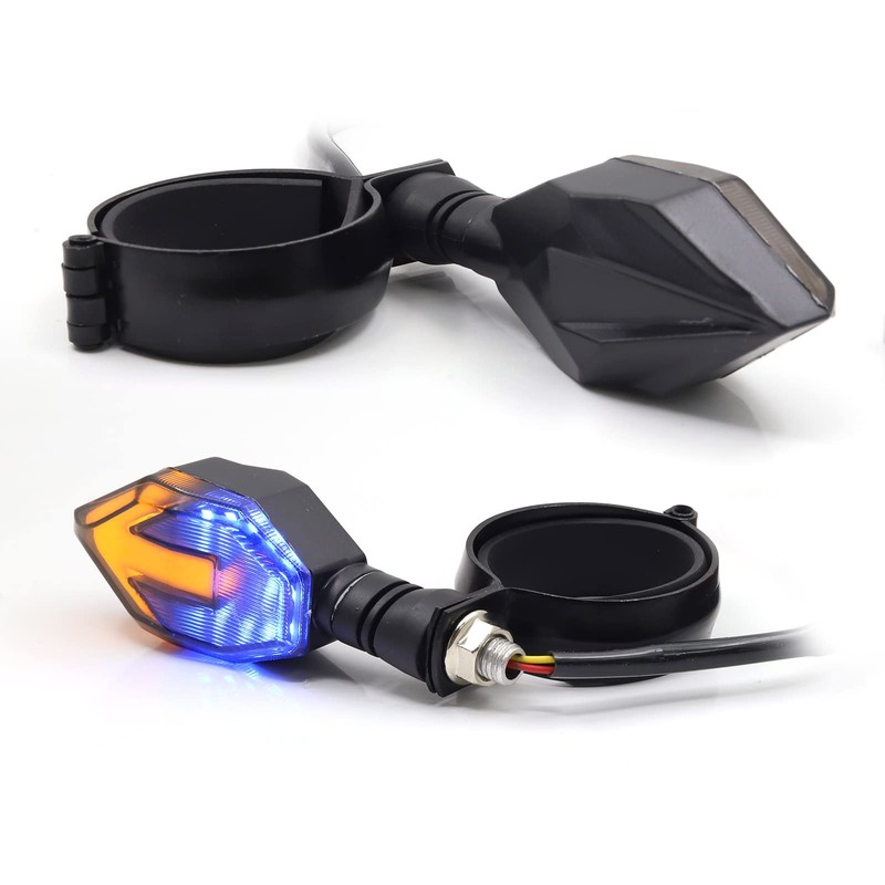 YnGia Motorcycle Turn Signal Light Bracket, 2PCS Universal 32-41mm Turn