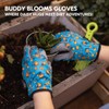 Vgo... 3 Pairs Age-3-12 Kids Gardening Gloves, Children Yard Work