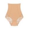 Wolbar Women's Briefs High Waisted Shapewear WB423, beige