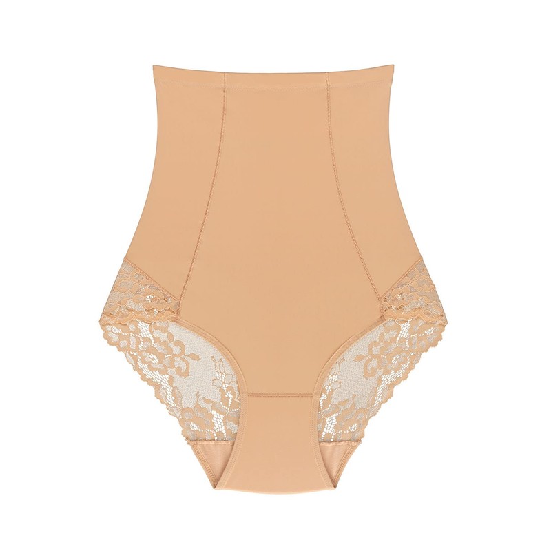 Wolbar Women's Briefs High Waisted Shapewear WB423, beige