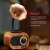 Retro Portable Stereo RadioSpeaker with Rechargeable Battery, Excellent Reception, Impressive