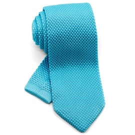 WANDM Pointed Knit Tie, Solid Color, Washable, Necktie, 2.8 inches (7 cm) Wide, 大剣先幅7cm×全長約145cm (細めのレギュラー幅)