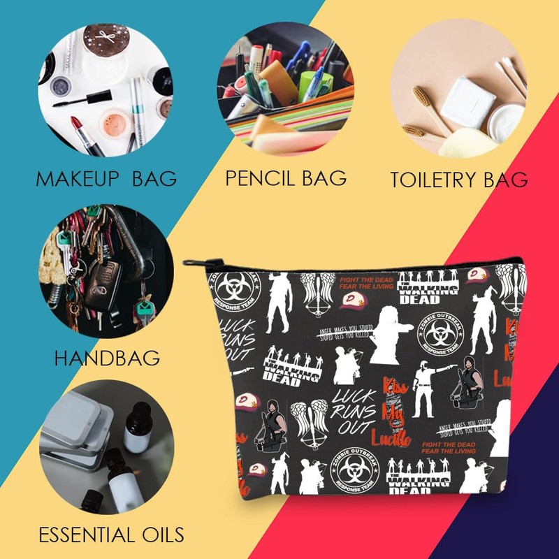 Walking Dead Cosmetic Bag TWD Merch TWD Fans Gift Zombie