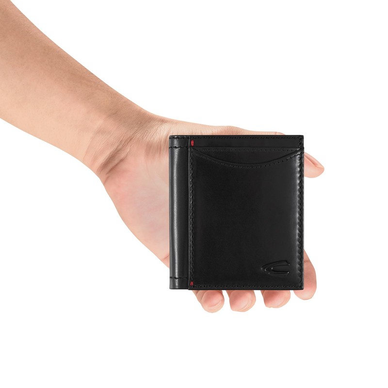camel active Men's Salamanca Travel Accessory Wallet, black
