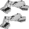 TamBee 175 Degree Hinges Frameless Cabinet Doors Hinges 48mm Concealed