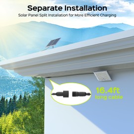 JACKYLED Solar Lights for Outside with Motion Sensor, 113 Bright LEDs 9000K Solar Flood Lights Outdoor Waterproof, Dusk to Dawn Solar spot Lights, Solar Security Lights with 16.4ft Cable, 4 Pack