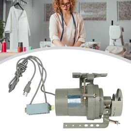 400W 110V/220V Electric Sewing Machine Motor, 3450rpm High Efficiency Electric Clutch Motor Industrial Sewing Machine Electrical Servo Motor
