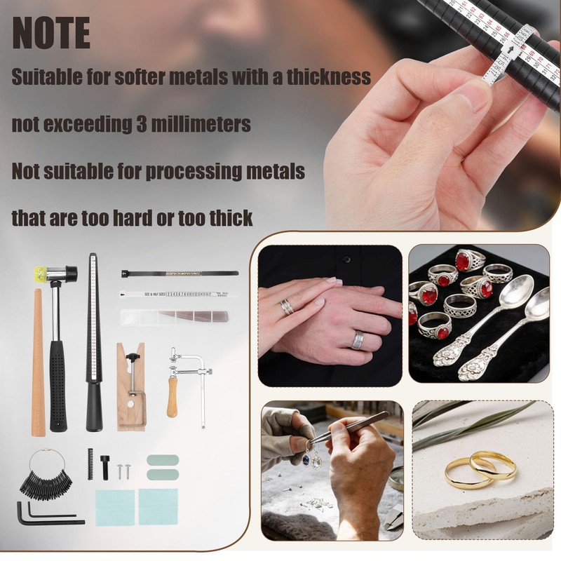 NURATIT Ring Bender Kit for Spoons, Ring Bender Tool, Spoon